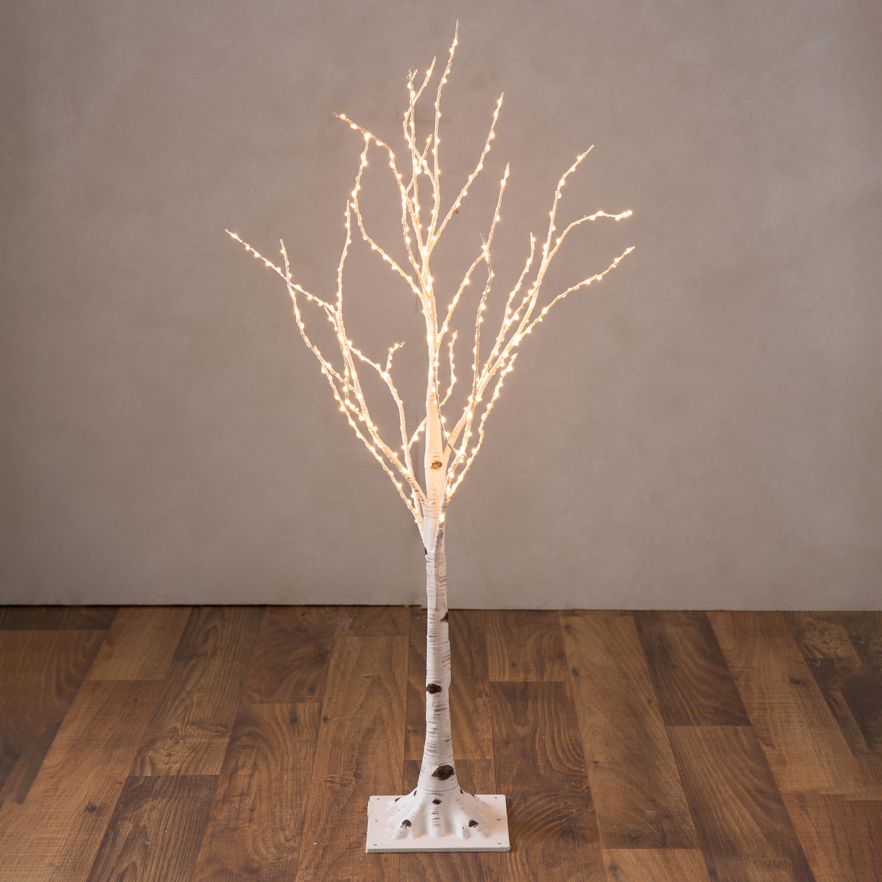 Small Lighted Birch Tree (white)